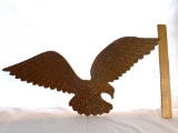 Wooden Carved Eagle Wall Hanging