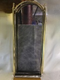 Vintage Brass Fireplace Screen