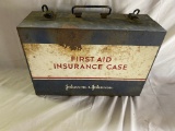 Vintage First Aid Insurance Case