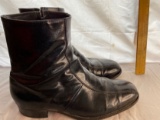 Mens Black Leather Boots Florsheim Imperial