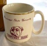 Vintage Mississippi State University Bulldog Mug