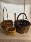 Lot of 3 Baskets