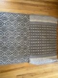 Pair of Woven Throw Rugs