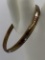 Vintage Brass, Copper & Silver Tone Bangle Bracelet
