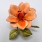 Beautiful Vintage Enamel Floral Pin