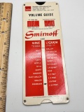 1975 Smirnoff Volumn Slide Guide