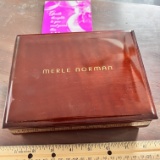 Merle Norman Travel Jewelry Box with Paperwork & Box
