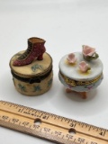Pair of Miniature Trinket Boxes