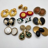 Large Lot of Vintage Clip-on Earrings