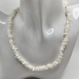 White Puka Shell Necklace