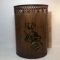 Vintage 1776 Painted Waste Can