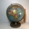 Vintage Replogle 12 Inch Reference Globe on Metal Stand