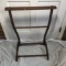 Vintage Folding Pine Blanket Stand