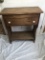 Primitive Pine Single Drawer Table