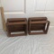 Lot of 2 Small Wood Crates