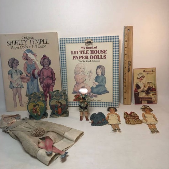 Lot of Vintage Paper Cards and Paper Dolls