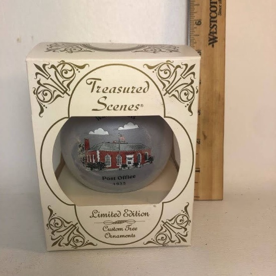 Treasured Scenes Limited Edition Custom Glass Ornament