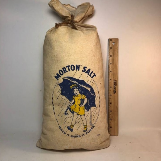 Replica Morton Salt Advertising Canvas Bag