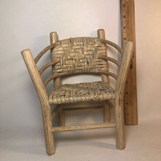Doll Size Wicker Chair