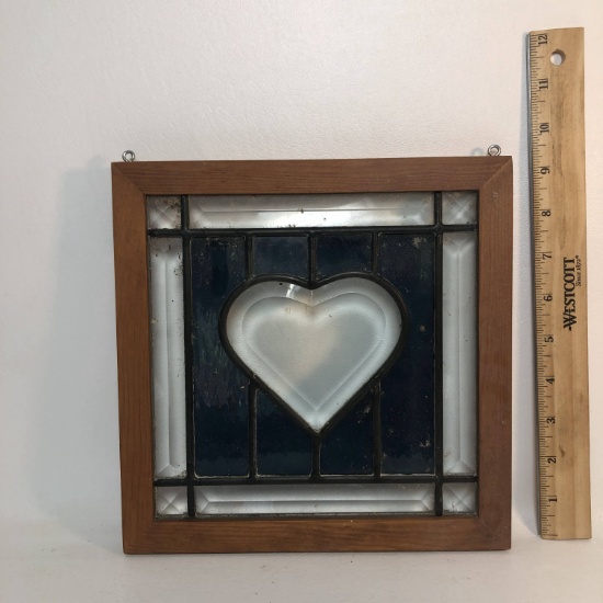 Framed Heart Stained Glass