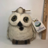 Wild Woolies Felt Owl Birdhouse - New with tags