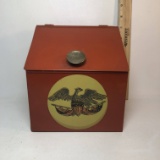 Vintage Metal Storage Box