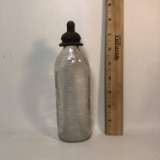 Antique Phenix Ovale Nurser 8 Ounce Glass Baby Bottle