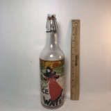 Vintage Ice Water Bottle with Top