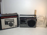 GE AM/ FM Radio Cassette Recorder with Original Box