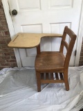 Vintage Wood Child’s School Desk