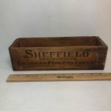 Sheffield Cheese Wood Dovetail Box