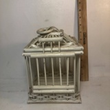 Wicker and Wood Birdcage