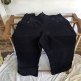 Vintage Wool Navy Pants