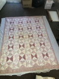 Large Vintage Handmade Quilt