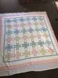 Vintage Large Handmade Quilt