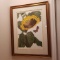 Sunflower Print in Gilt Frame