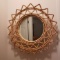 Rattan Sunburst Mirror