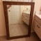 Large Wood Frame Mirror By Gardner Mirror Co