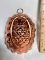 Copper Tone Pineapple Mold Wall Hanging