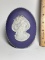 Ceramic Wall Pocket with Lady Wearing Hat Bust