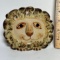 Pottery Lion Head Wall Pocket