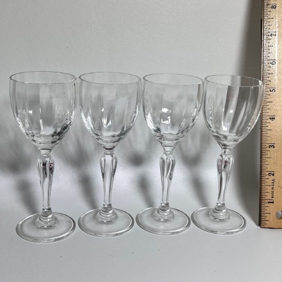 Set of 4 Crystal Cordials