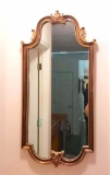 Vintage Carolina Mirror Co. Gold Tone Ornate Mirror