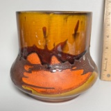 Royal Haeger Multi-colored Pottery Vase