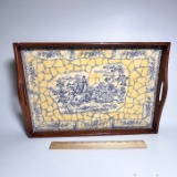 Wooden Mosaic Tile Serving Tray