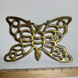 Solid Brass Butterfly Trivet