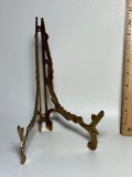 Ornately Decorated Brass Art Stand
