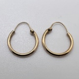 Pair of Small 14K Gold Hoops