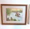 Canvas Watercolor Framed Print of Xochimilco Mexico by Sara Dixon