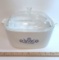 Vintage Corning-Ware Cornflower Blue 4-Quart Casserole Dish with Lid